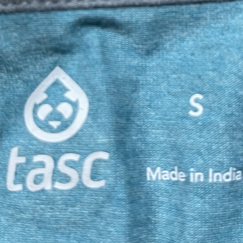 NWT TASC MENS Blue Carrollton Lightweight Quarter Zip Long‎ Sleeve Size Small - Picture 6 of 6